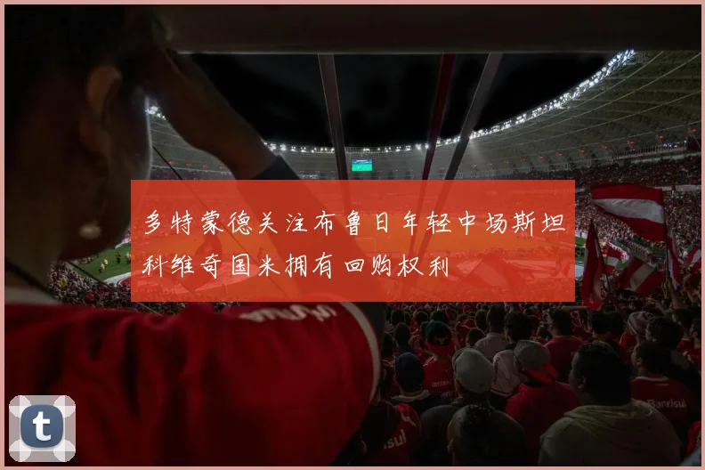 多特蒙德关注布鲁日年轻中场斯坦科维奇国米拥有回购权利